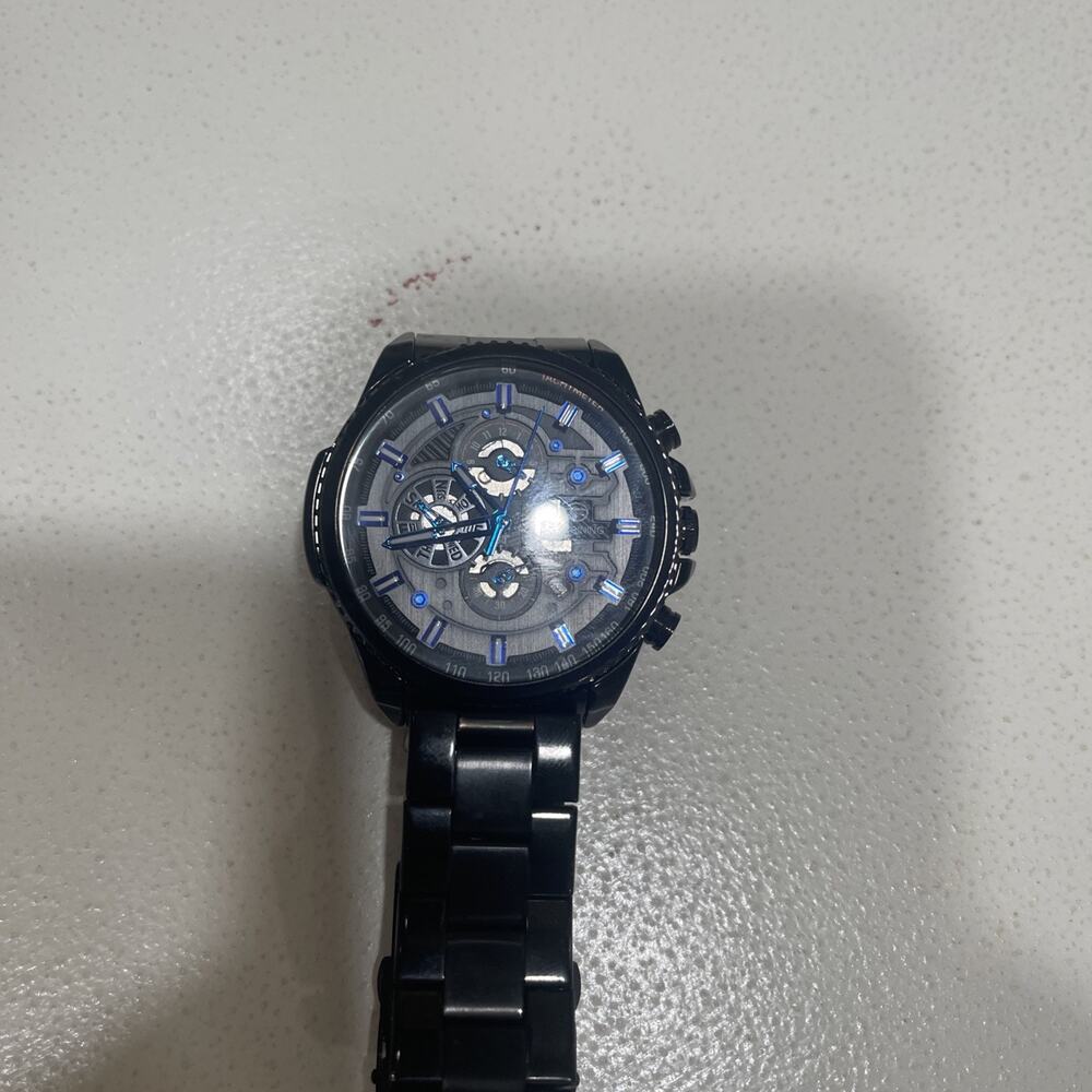 Big Self Winding Sport Watch. Day Month Date Waterproof Mens Watch Great Gift